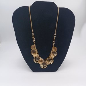 Vintage AVON Versatile Gold Tone and Green Statement Necklace, 3 Necklaces in 1