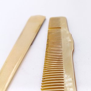 Art Deco Pearly Celluloid Comb and Letter Opener