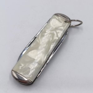 Vintage Imperial Signal Corps 2 Blade Folding Pocket Knife with Pearl Handle