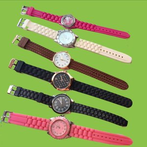Ladies Silicone Bands Fashion Watches Lot- 15 Total Watches, Multiple Colors and Styles