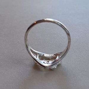 Sterling Silver Heart "Mom" Ring Made in Peru, Size 6.75, Gift for Mom, New Mom, Wife