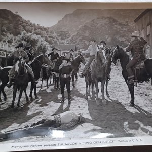 Vintage 1930's and 1940's Studio Movie 8 x 10 Black and White Original Photographs- Western Movies-9 Total
