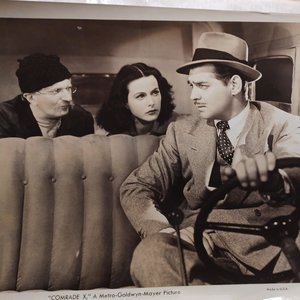 Vintage 1940  Clark Gable in "Comrade X" 8 x 10 Black and White Original Studio Photographs- -6 Total