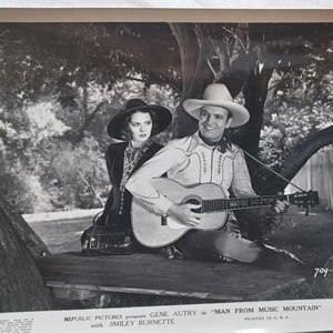 Vintage 1930's and 1940's  Gene Autry Studio 8 x 10 Black and White Original Studio Photographs-8 Total