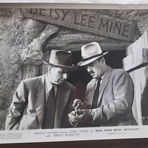 Vintage 1930's and 1940's  Gene Autry Studio 8 x 10 Black and White Original Studio Photographs-6 Total