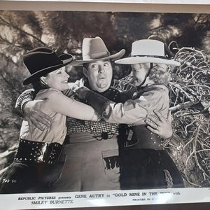 Vintage 1930's and 1940's  Gene Autry Studio 8 x 10 Black and White Original Studio Photographs-6 Total