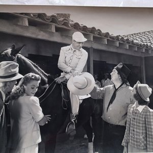 Vintage 1930's and 1940's  Gene Autry Studio 8 x 10 Black and White Original Studio Photographs-6 Total