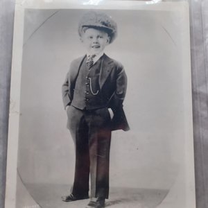 Vintage Random Early 1900s Studio Photos of Children Actors of Motion Pictures 8 x 10 Black and White Original Studio Photographs- -6 Total
