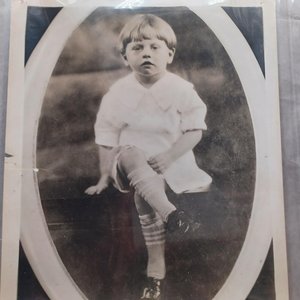 Vintage Random Early 1900s Studio Photos of Children Actors of Motion Pictures 8 x 10 Black and White Original Studio Photographs- -6 Total