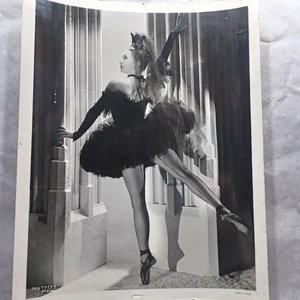 Vintage 1940 Photo of Irena Baronova  Studio 8 x 10 Black and White Original Studio Photograph