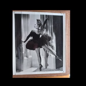 Vintage 1940 Photo of Irena Baronova  Studio 8 x 10 Black and White Original Studio Photograph
