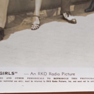 Vintage 1940 Photo of Movie "Too Many Girls" 8 x 10 Black and White Original Studio Photograph, Lucille Ball and Desi Arnez