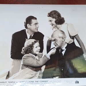 Vintage 1938 Shirley Temple Studio Movie 8 x 10 Black and White Original Photographs- 6 Total