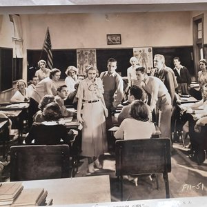 Vintage 1934 "High School Girl" 8 x 10 Black and White Original Studio Photographs- -23 Total