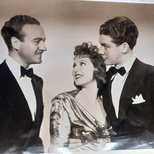Vintage Random 1940's Studio Photos of Guys and Dolls of motion pictures 8 x 10 Black and White Original Studio Photographs- -5 Total