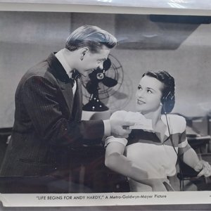 Vintage Random 1940's Studio Photos of Couples of motion pictures 8 x 10 Black and White Original Studio Photographs- -7 Total