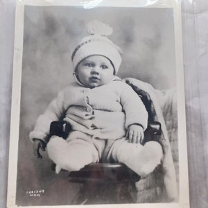 Vintage Random Early 1900s Studio Photos of Children Actors of Motion Pictures 8 x 10 Black and White Original Studio Photographs- -6 Total