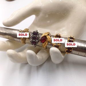 Vintage Avon Jeweled Statement Rings, Your Choice, 2 left going fast!