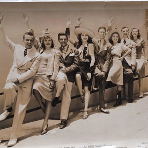 Vintage 1940 Photo of Movie "Too Many Girls" 8 x 10 Black and White Original Studio Photograph, Lucille Ball and Desi Arnez