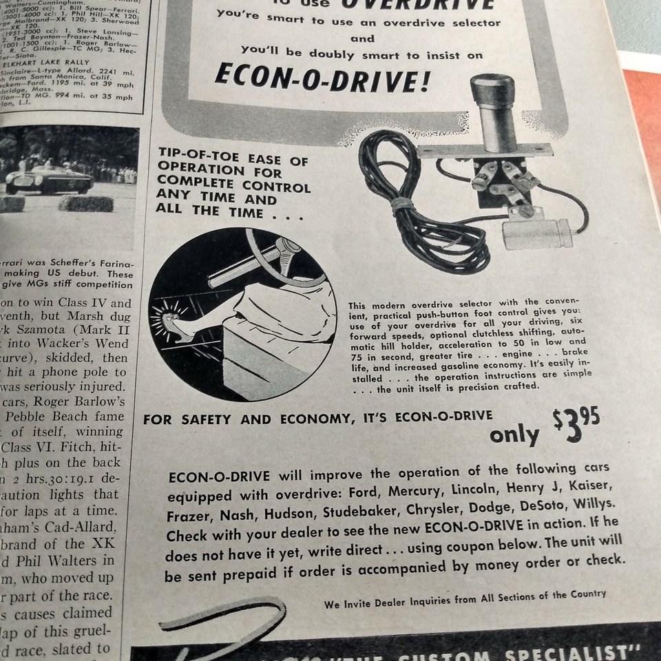 MOTOR TREND Magazine November 1951, Great Father's Day Gift!