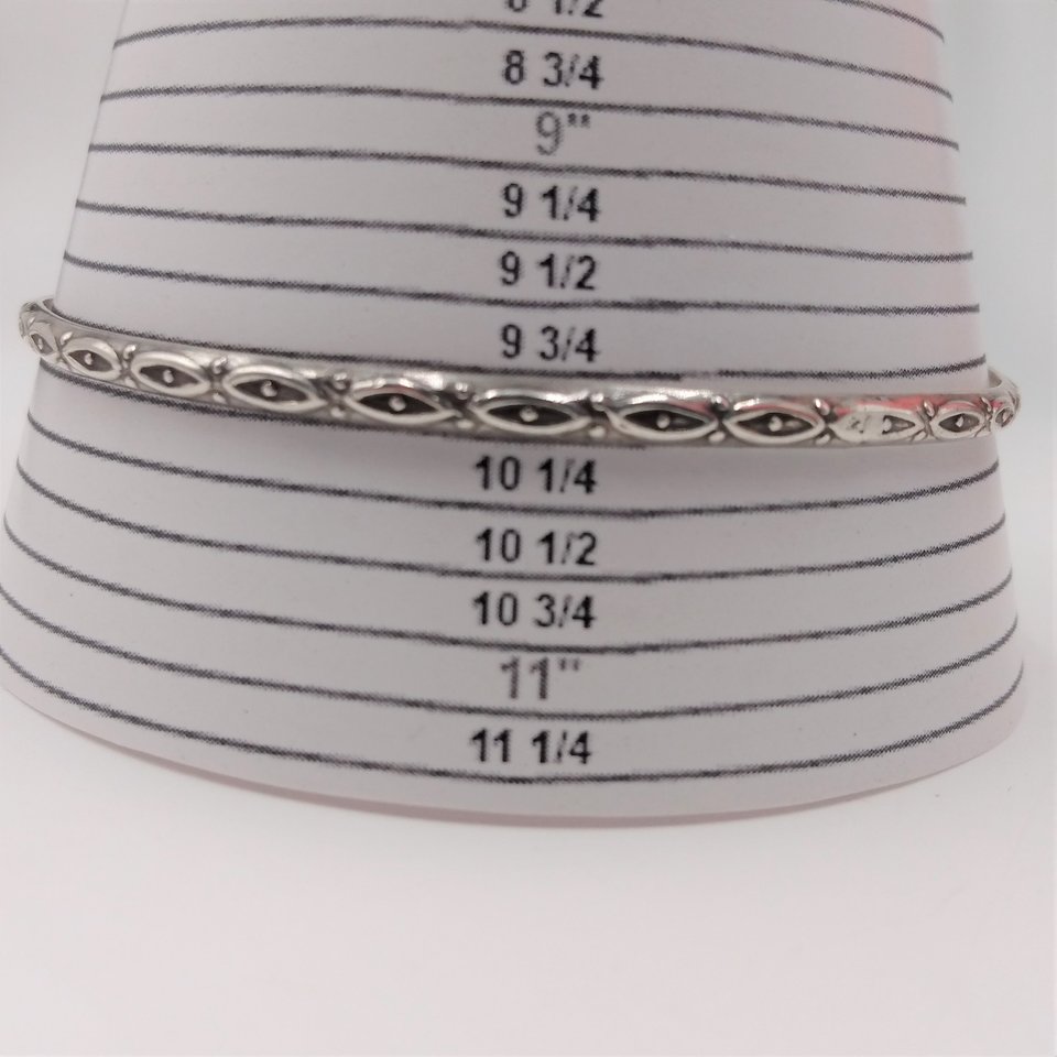 Vintage Taxco Mexico Sterling Silver Bangle Bracelet, Great Gift