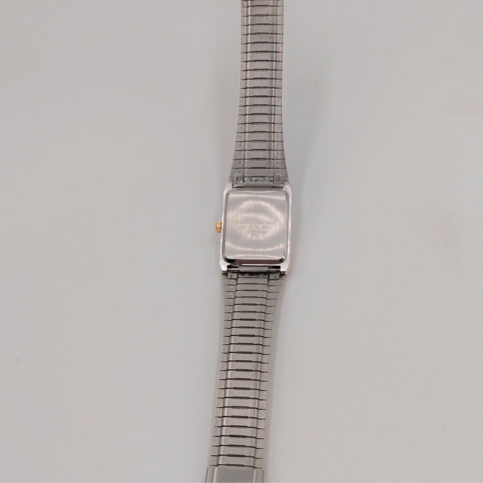 Sleek Vintage Armitron 2 Tone Ladies Quartz Analog Watch, New Battery Runs