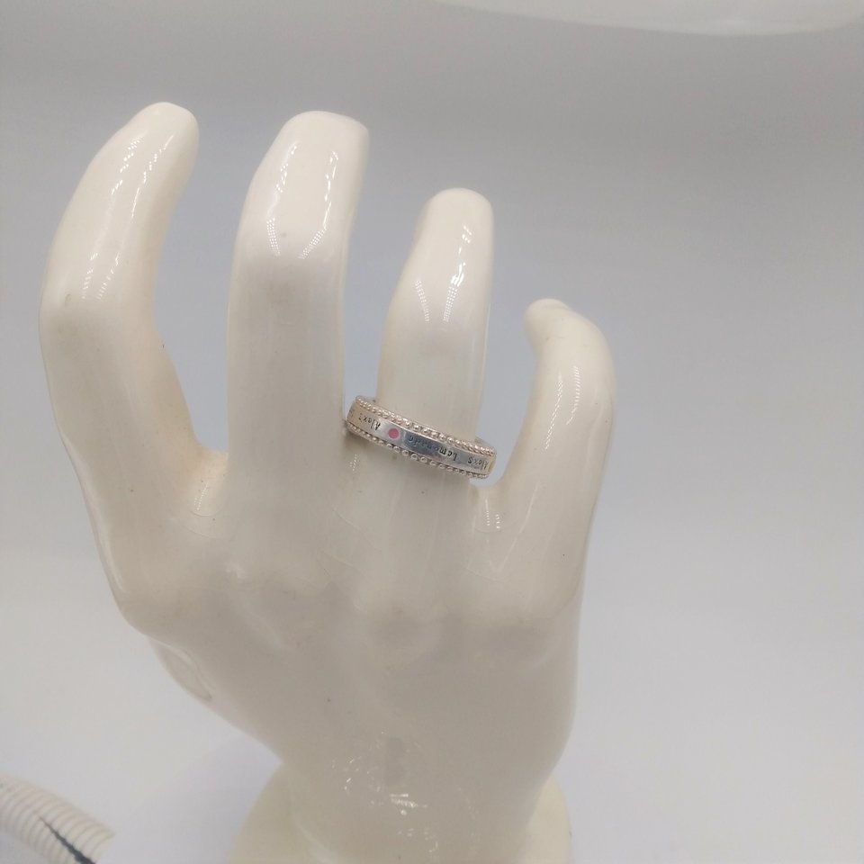 Vintage Alex's Lemonade Stand Sterling Silver Band by Alyse Ryan size 6