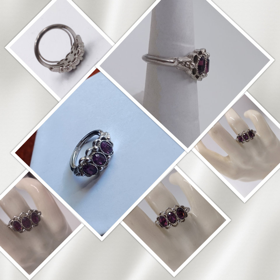 Vintage Avon Jeweled Statement Rings, Your Choice, 2 left going fast!