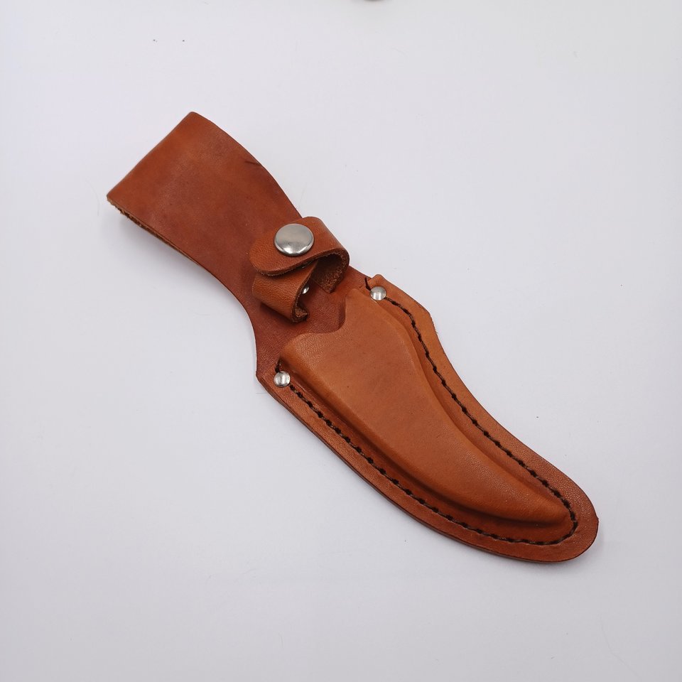 Schrade USA Uncle Henry for Ducks Unlimited- 2 Knife Set with Leather Sheath, NIB