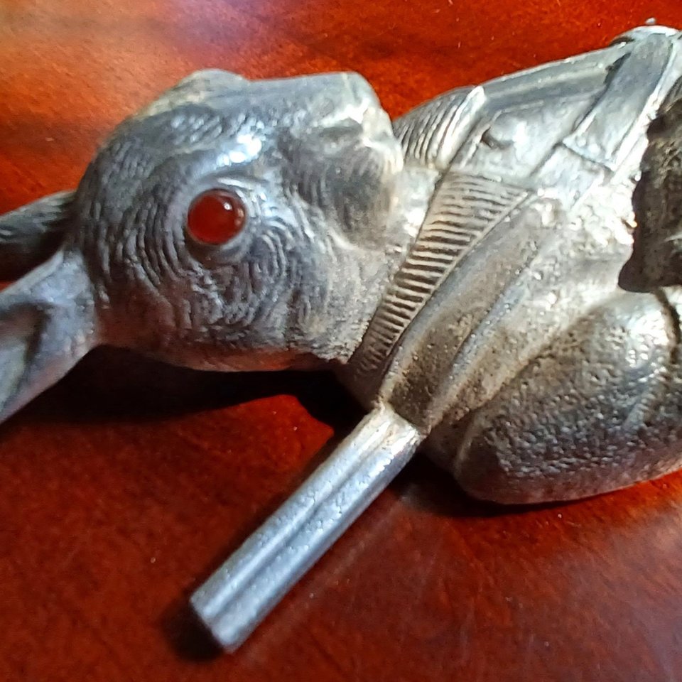 Arthur Court 1978 Aluminum Casting Hunting Rabbit Coat/Hat Hooks, Vintage Wall Decor, Functional Art