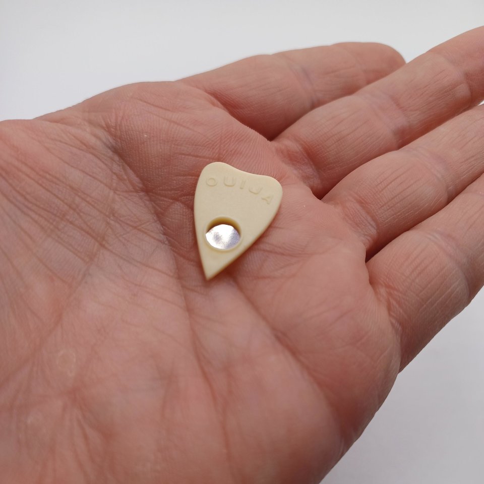 Ouija Board Keychain, 1998 Hasbro Miniature Complete with Planchette