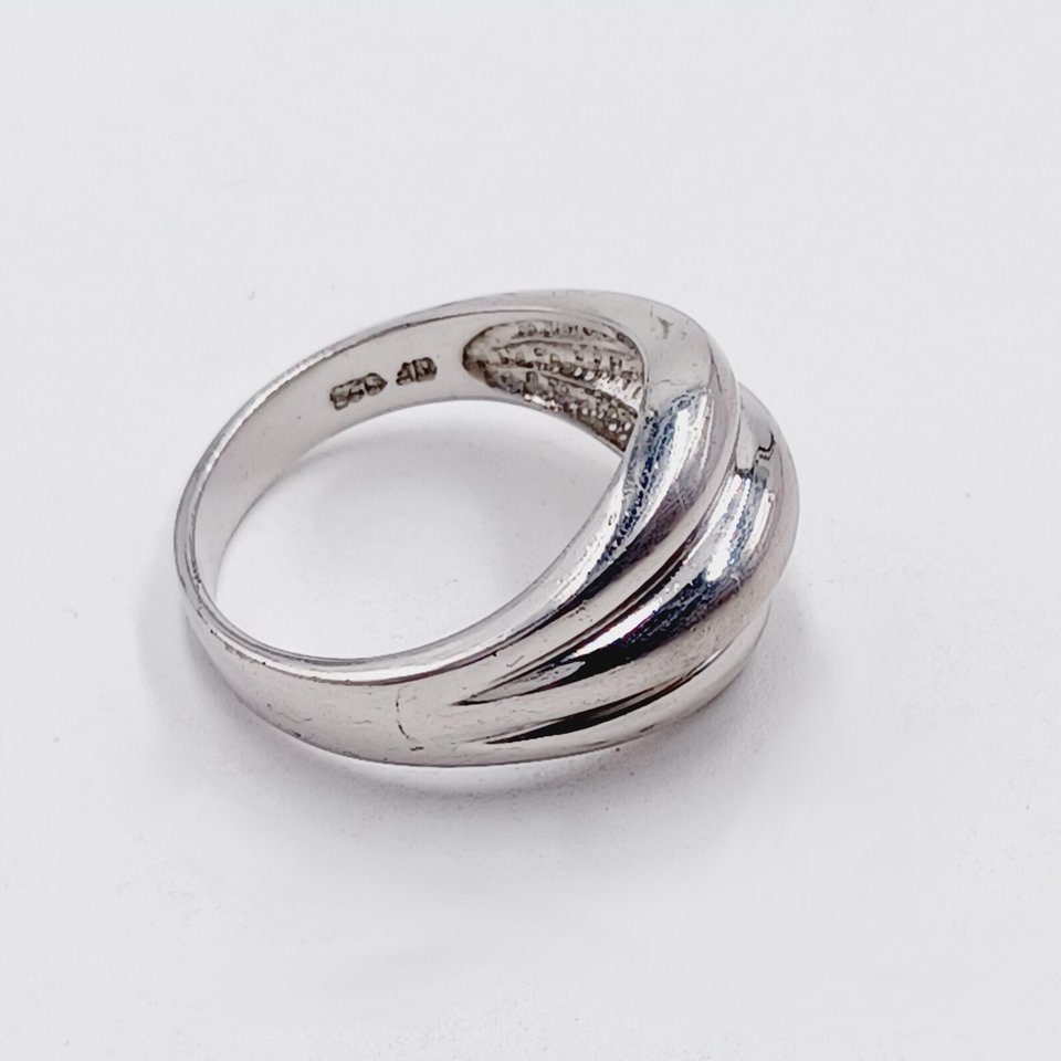 Sterling Silver Chunky Southwestern Ladies Statement Ring Size 9