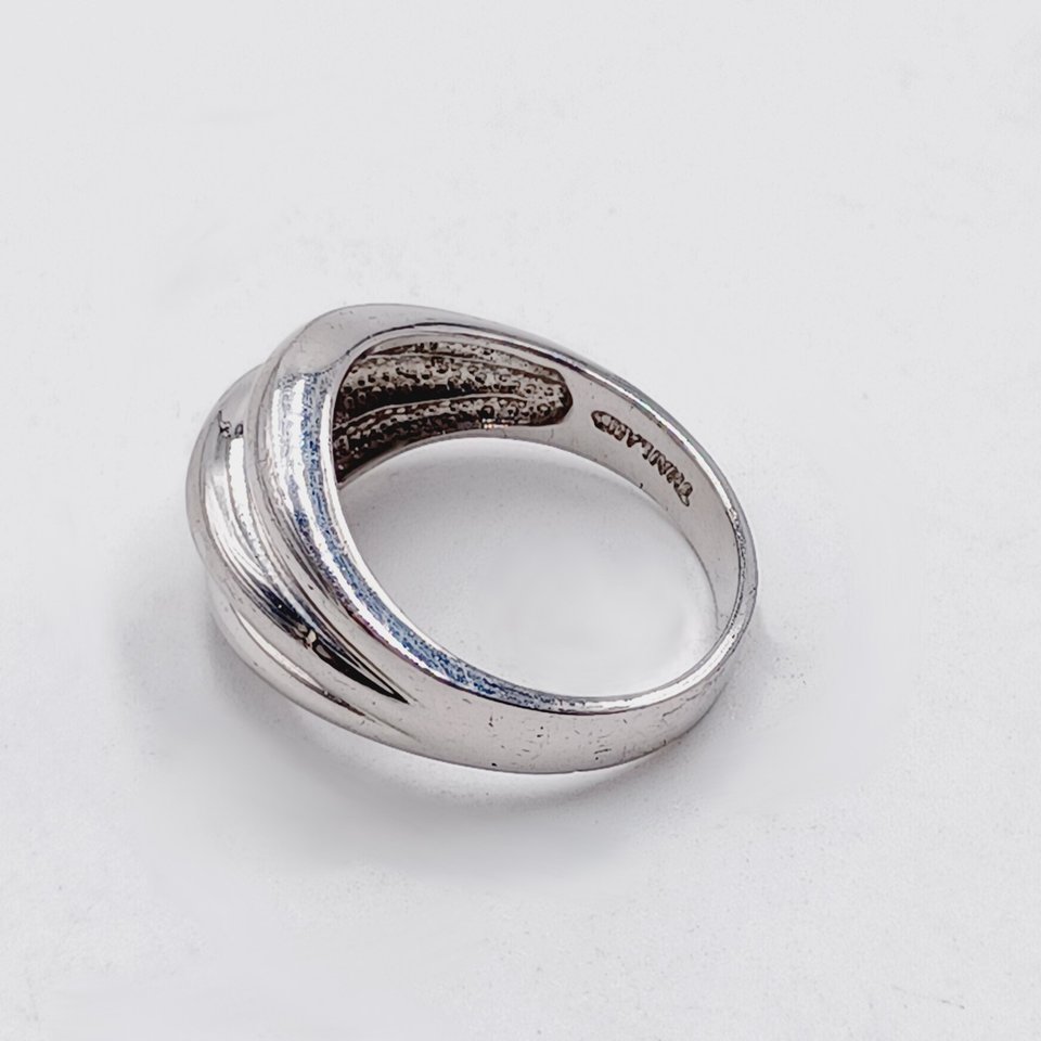 Sterling Silver Chunky Southwestern Ladies Statement Ring Size 9