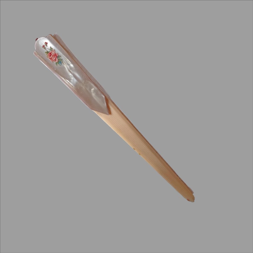 Art Deco Pearly Celluloid Comb and Letter Opener