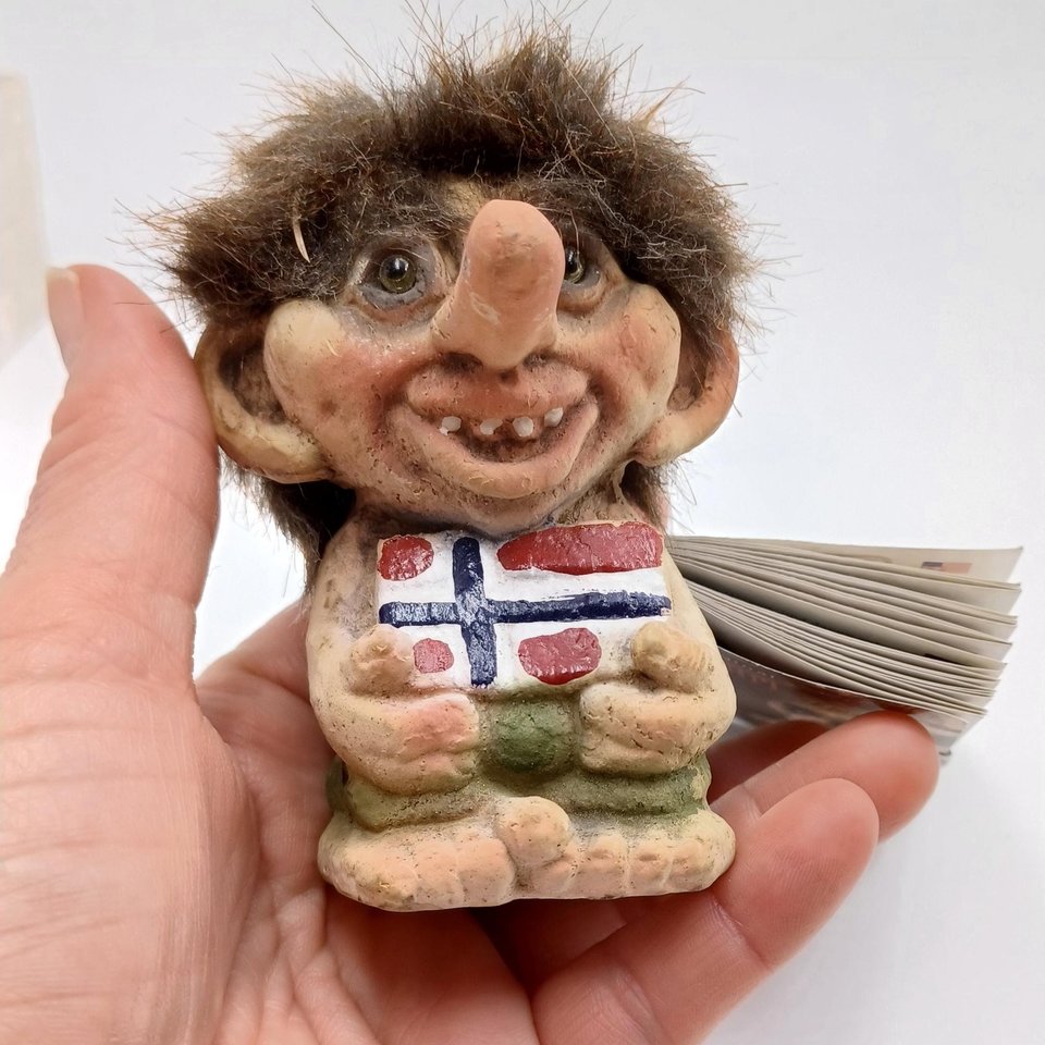 NYForm Norwegian Collectible Troll Figurine Souvenir