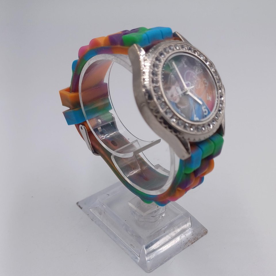 Justin Bieber Colorful Fun Ladies Quartz Wrist Watch- New Battery