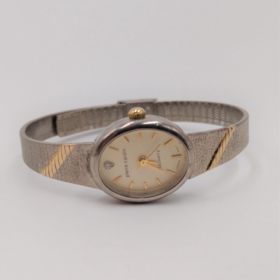 Pierre Cardin Mid Century Ladies Quartz Wrist Watch- New Battery Runs