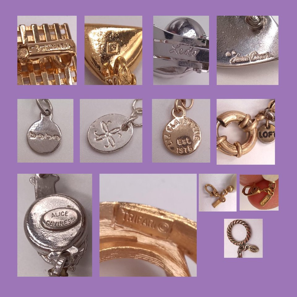Signed Designer Vintage Jewelry Lot-Monet, Alice Caviness, Trifari, Avon and More-