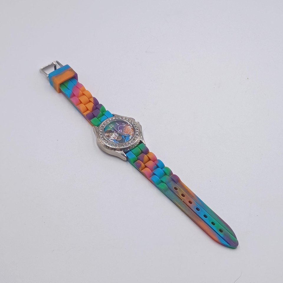 Justin Bieber Colorful Fun Ladies Quartz Wrist Watch- New Battery