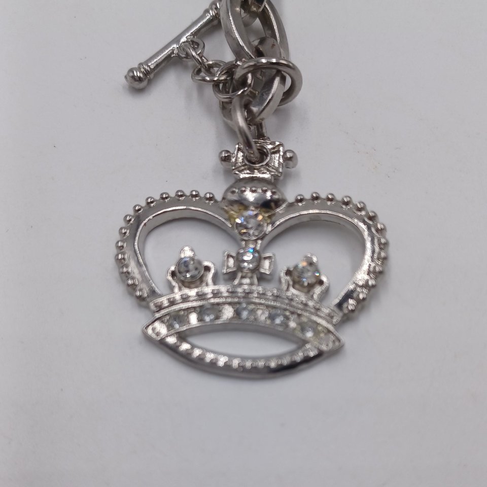 Fun Silver Tone Charm Bracelet Watch, Fashion Watch, New Battery