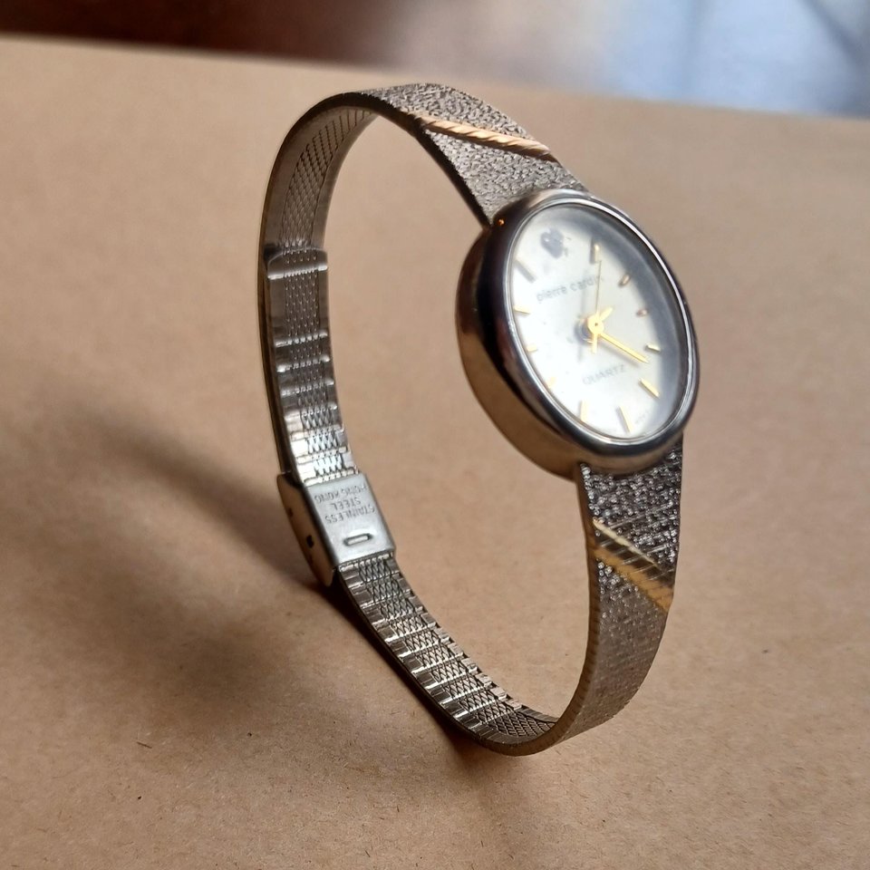 Pierre Cardin Mid Century Ladies Quartz Wrist Watch- New Battery Runs