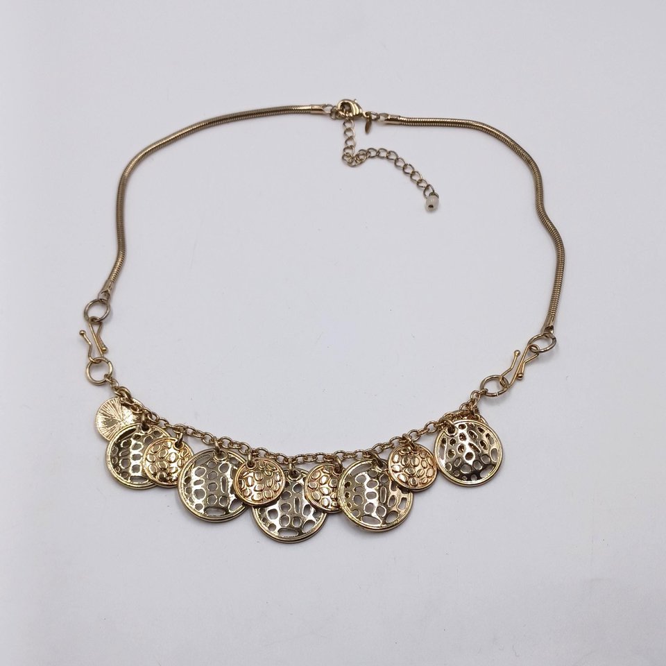 Vintage AVON Versatile Gold Tone and Green Statement Necklace, 3 Necklaces in 1