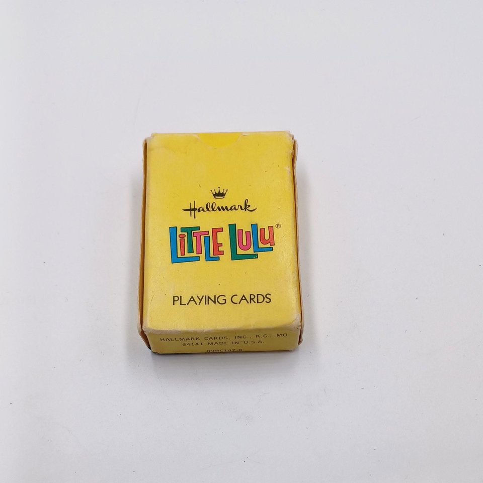 Vintage Small Deck Hallmark "Little Lulu" Playing Cards, Collectible Cards