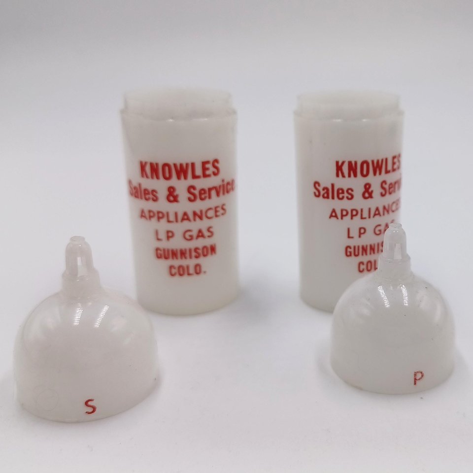 Vintage Tankettes Salt and Pepper Shakers, Promotional Item, In original Box New Unused