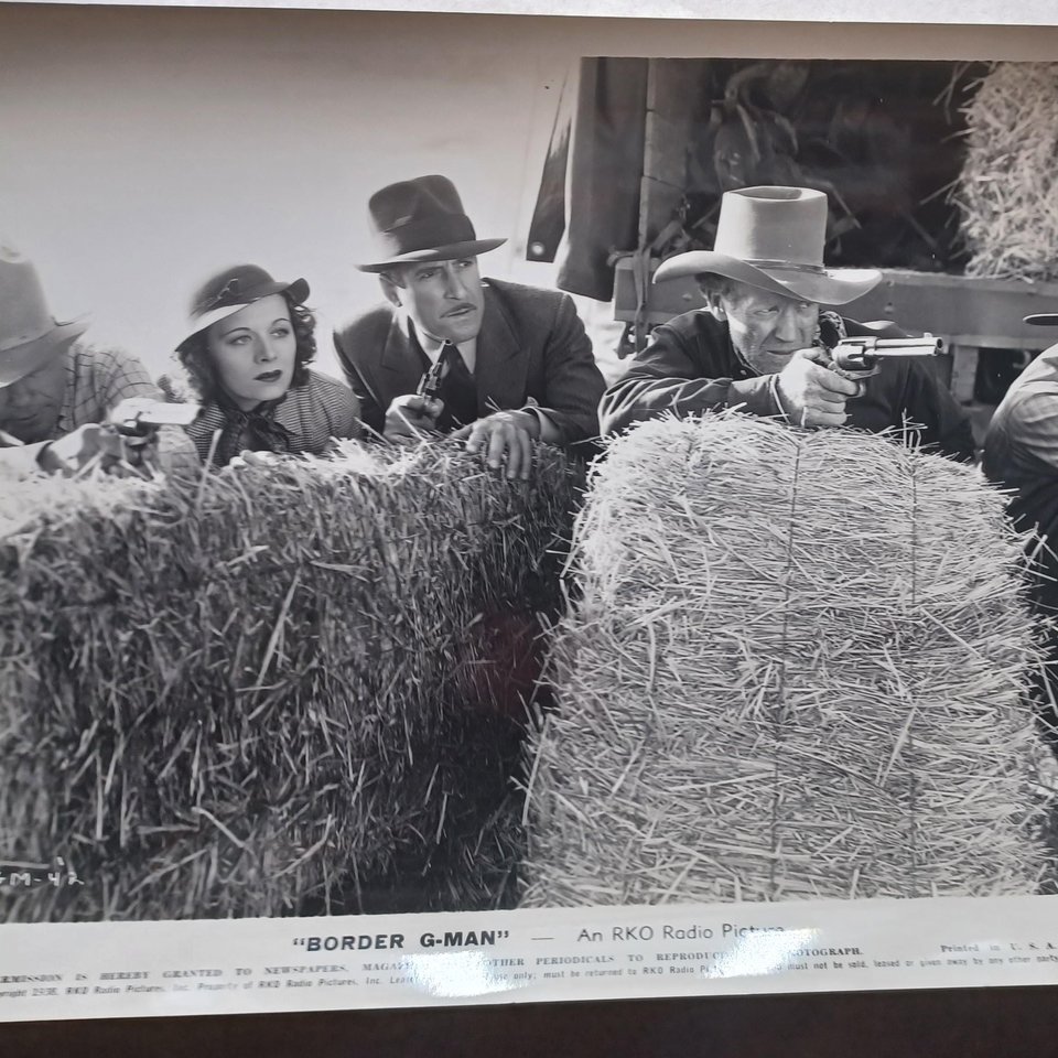 Vintage 1930's and 1940's Studio Movie 8 x 10 Black and White Original Photographs- Western Movies-9 Total
