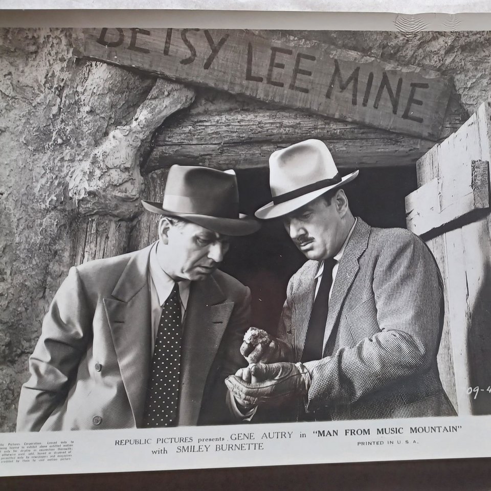 Vintage 1930's and 1940's  Gene Autry Studio 8 x 10 Black and White Original Studio Photographs-6 Total