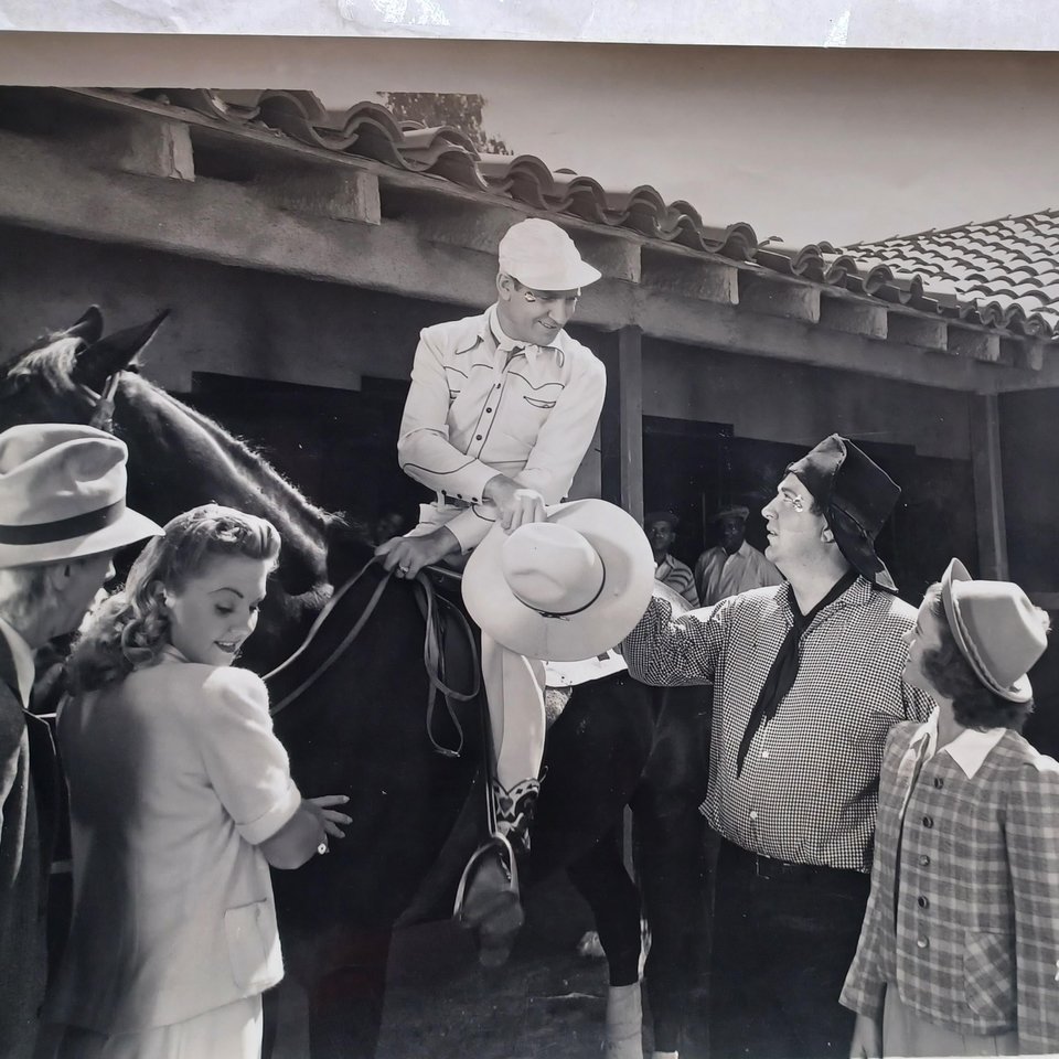 Vintage 1930's and 1940's  Gene Autry Studio 8 x 10 Black and White Original Studio Photographs-6 Total