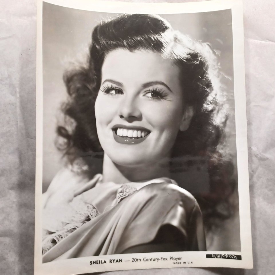 Vintage 1930-40's Dames of the Movies Studio 8 x 10 Black and White Original Studio Photographs-7 Total