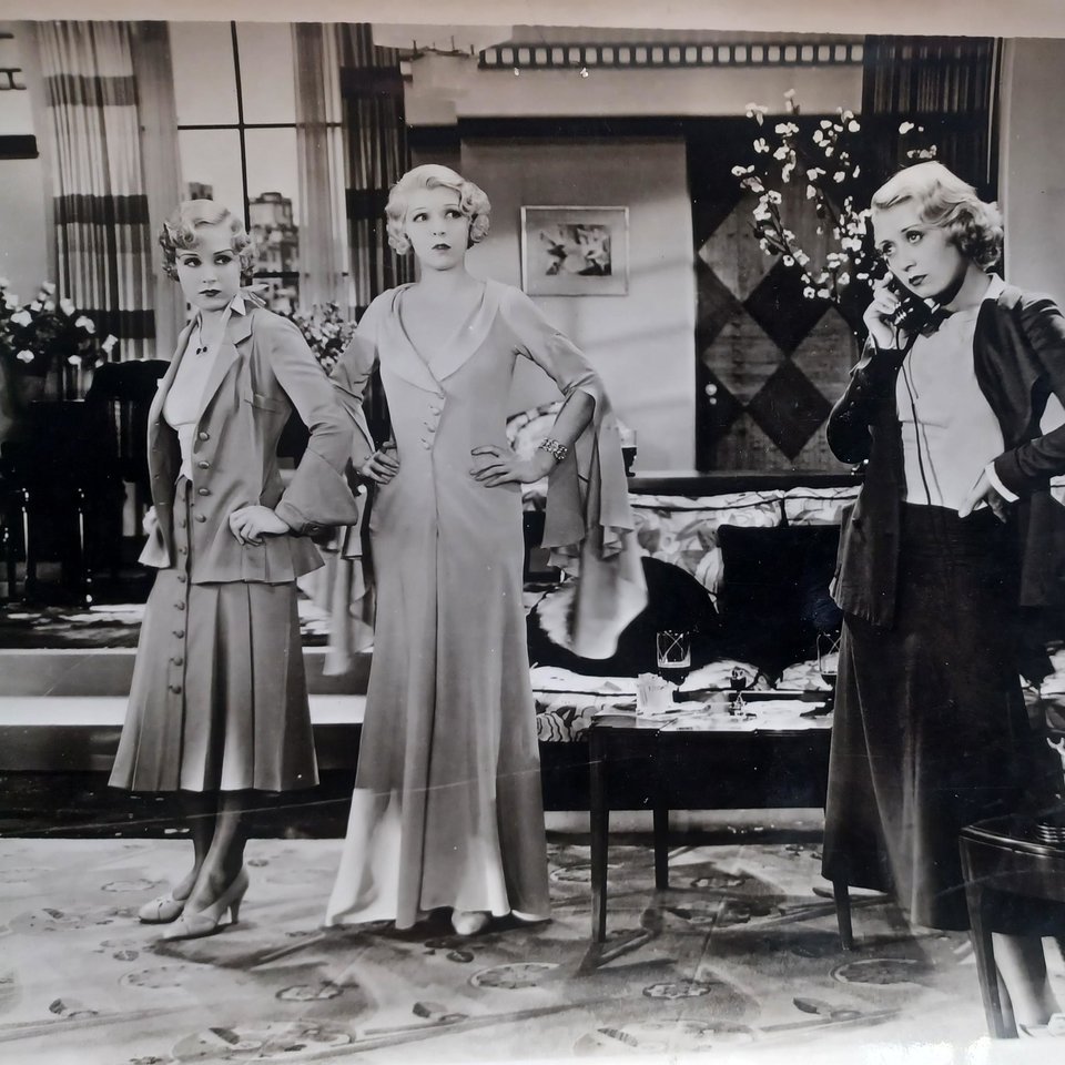 Vintage 1930-40's Dames of the Movies Studio 8 x 10 Black and White Original Studio Photographs-7 Total