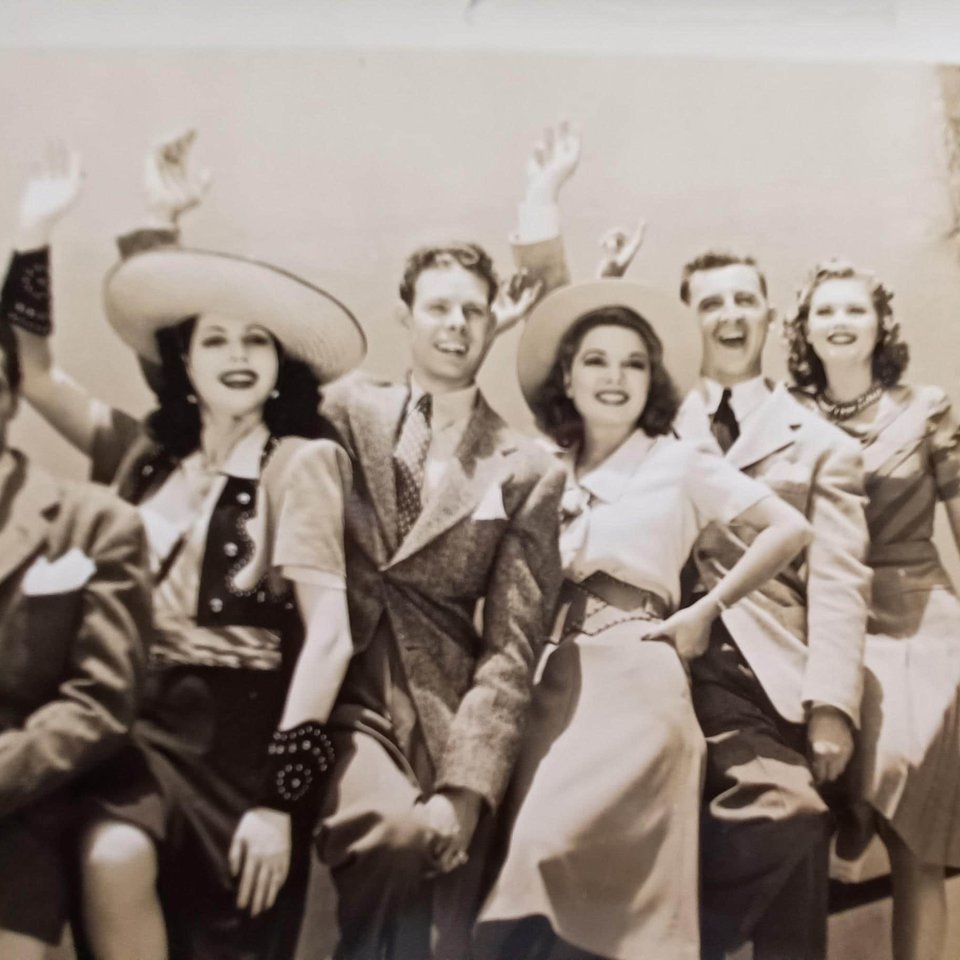 Vintage 1940 Photo of Movie "Too Many Girls" 8 x 10 Black and White Original Studio Photograph, Lucille Ball and Desi Arnez